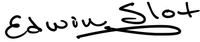 Handtekening Edwin Slot